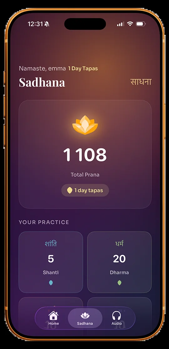 Sadhana: your practice so far